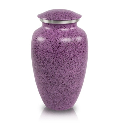 Warm Lilac Speckled Cremation Urns