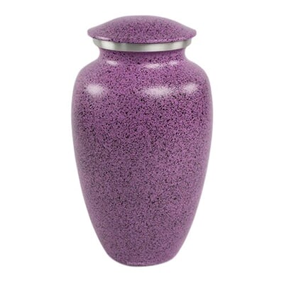 Warm Lilac Speckled Cremation Urns