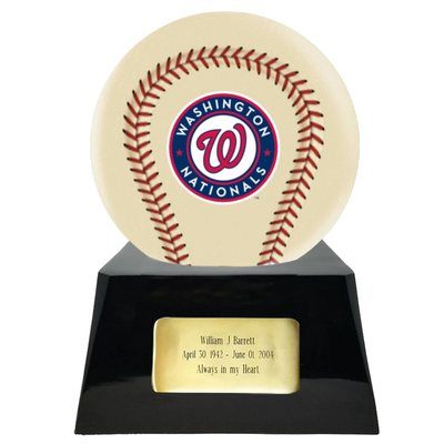 Washington Nationals Baseball Cremation Urn