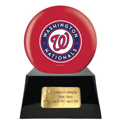 Washington Nationals Baseball Sphere Cremation Urn