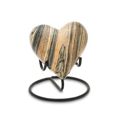 Weathered Rustic Heart Keepsake Urn