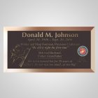 Welder Bronze Plaque