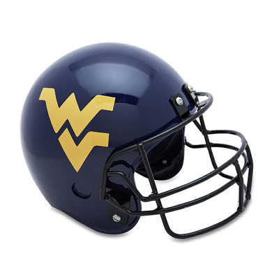 West Virginia University Football Helmet Cremation Urn