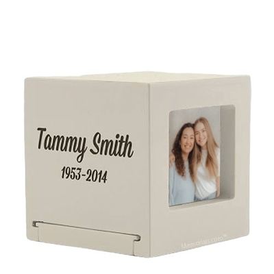 Weston Wood Photo Keepsake Urn