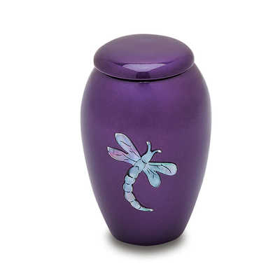 Whimsical Dragonfly Keepsake Urn