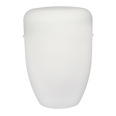 White Angelic Biodegradable Cremation Urn