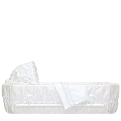 White Carriage Medium Child Casket