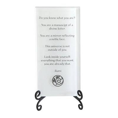 White Do you Know Plaque