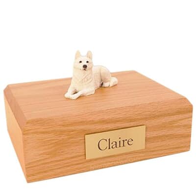 White German Shepherd Dog Urns