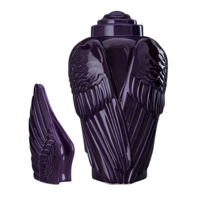 Wings Violet Cremation Urns