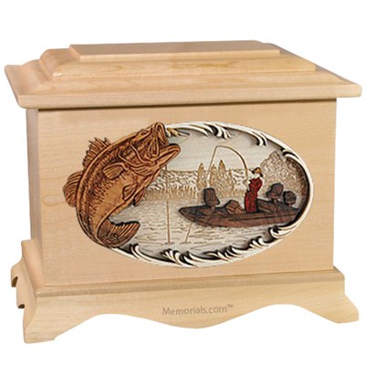 Catch of the Day Maple Cremation Urn