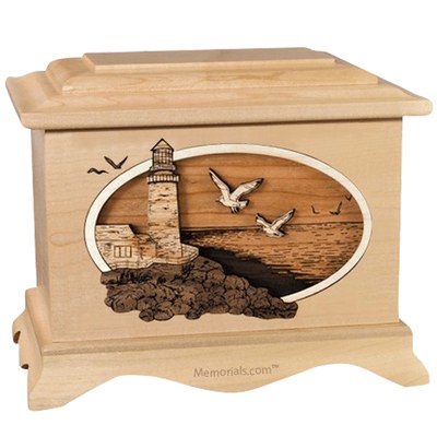 Sea Coast Maple Cremation Urn