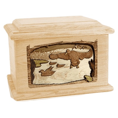 Marshland Melody Maple Memory Chest Cremation Urn