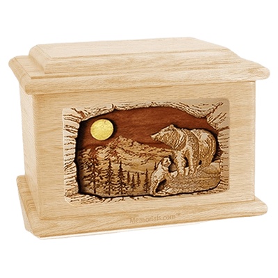 Country Haven Maple Memory Chest Cremation Urn