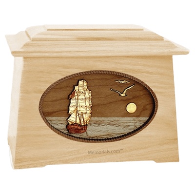 Sailing Home Maple Aristocrat Cremation Urn