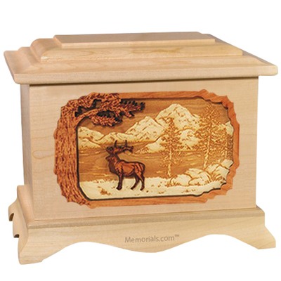 Elk Maple Cremation Urn