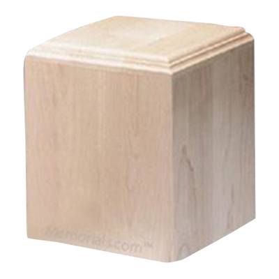 Contempo Wood Cremation Urn IV