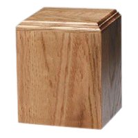 Contempo Oak Pet Urn