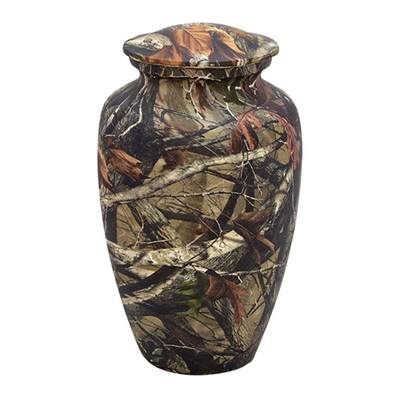 Woodland Camo Cremation Urn