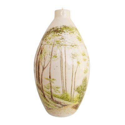 Woodlands Ceramic Cremation Urn