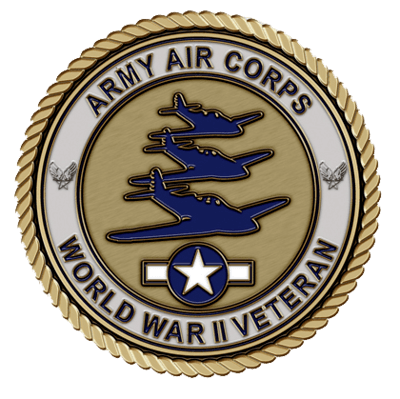 WWII Army Air Corp Veteran Medallions