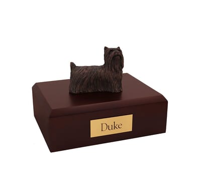 Yorkshire Terrier Bronze Large Dog Urn
