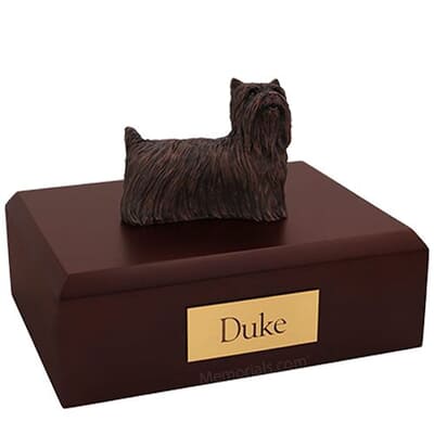 Yorkshire Terrier Bronze X Large Dog Urn