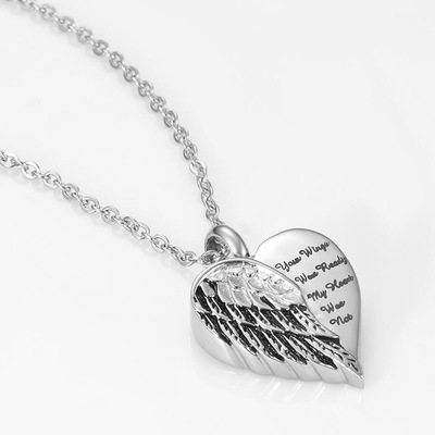Your Wings My Heart Urn Necklaces
