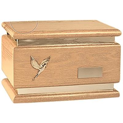 Zari Natural Wood Cremation Urn