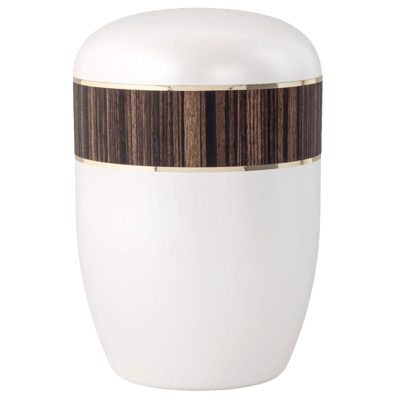 Zebra Wood Biodegradable Urn