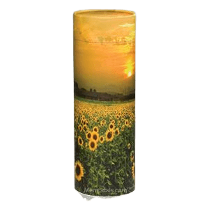 Sunflower Scattering Small Biodegradable Urn