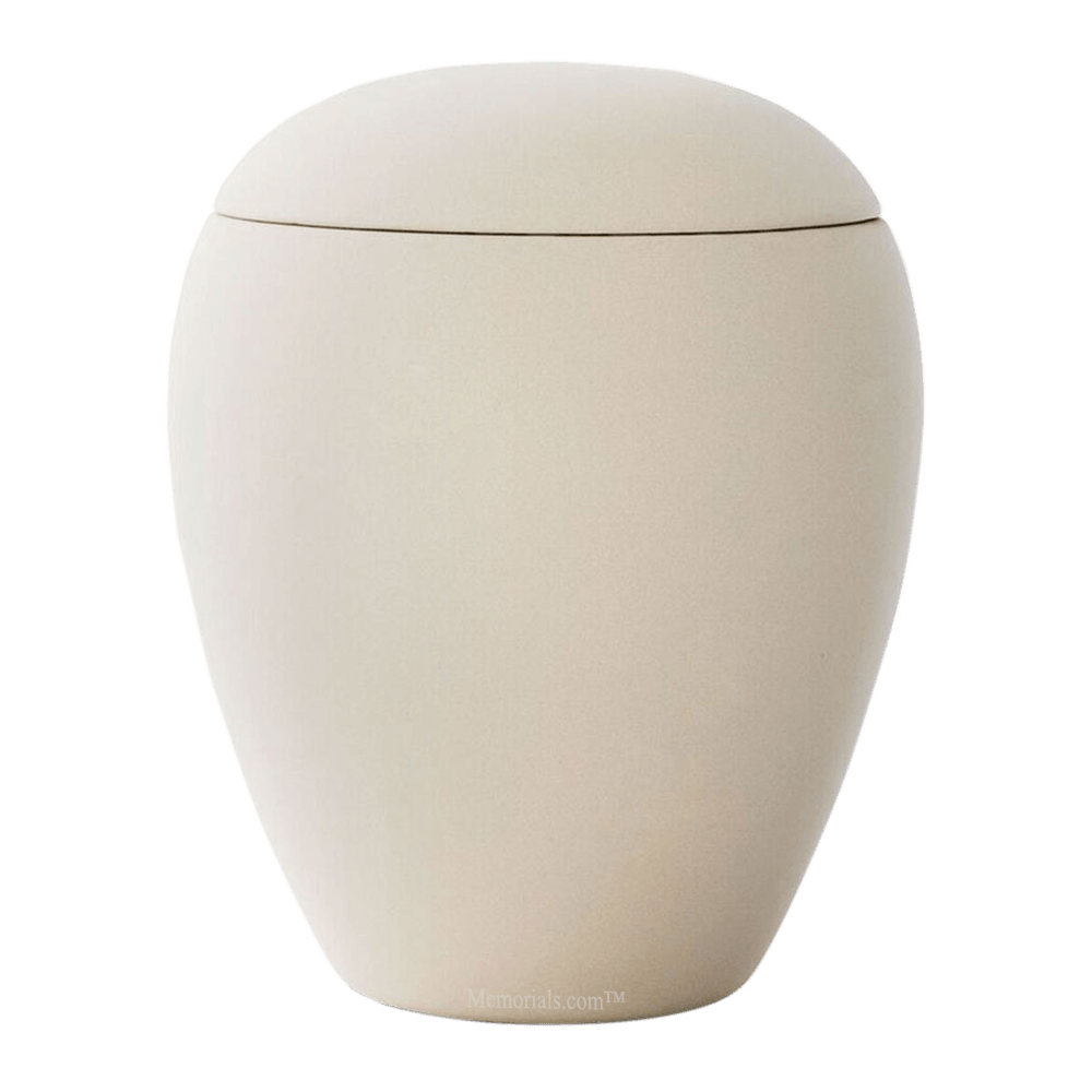 Terra Ivory Ceramic Keepsake Urn