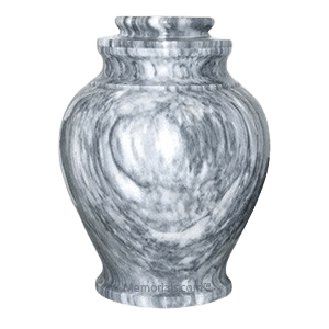 Grey Cashmere Marble Cremation Urn