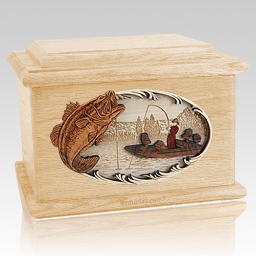 Catch of the Day Maple Memory Chest Cremation Urn